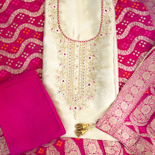 Rose Royale Embroidered Suit