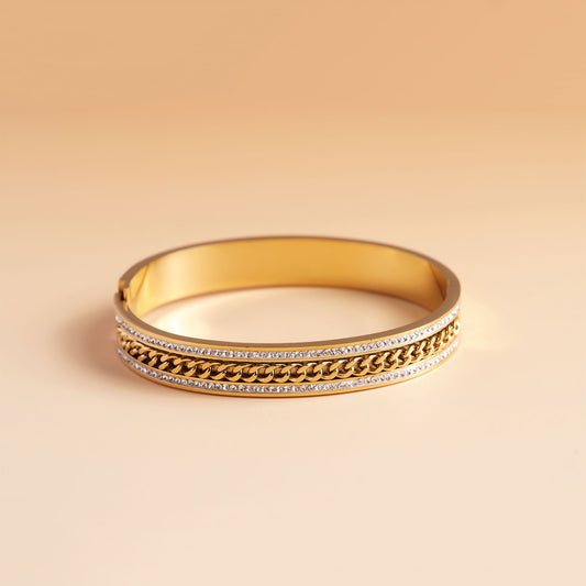 Infinity Cross Crystal Bracelet Stack