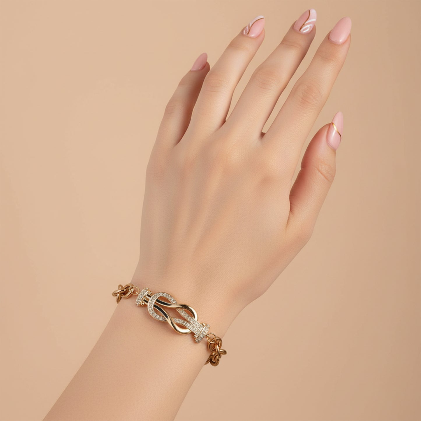 Infinity Knot Chain Bracelet