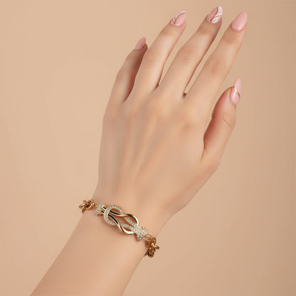 Infinity Knot Chain Bracelet