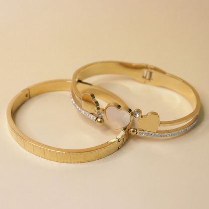 Heart & Harmony Bracelet Stack