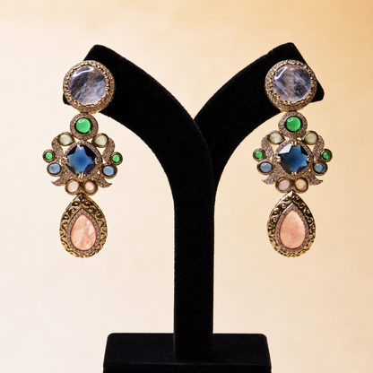 Aurora Charm Gemstone Earrings