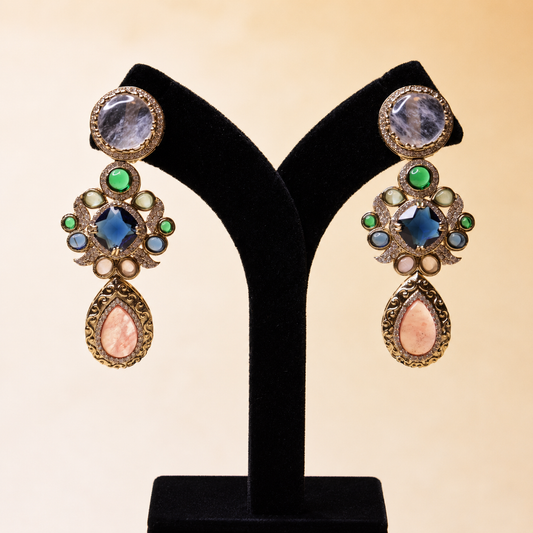 Aurora Charm Gemstone Earrings