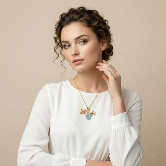 Travel Lover Charm Neck Chain