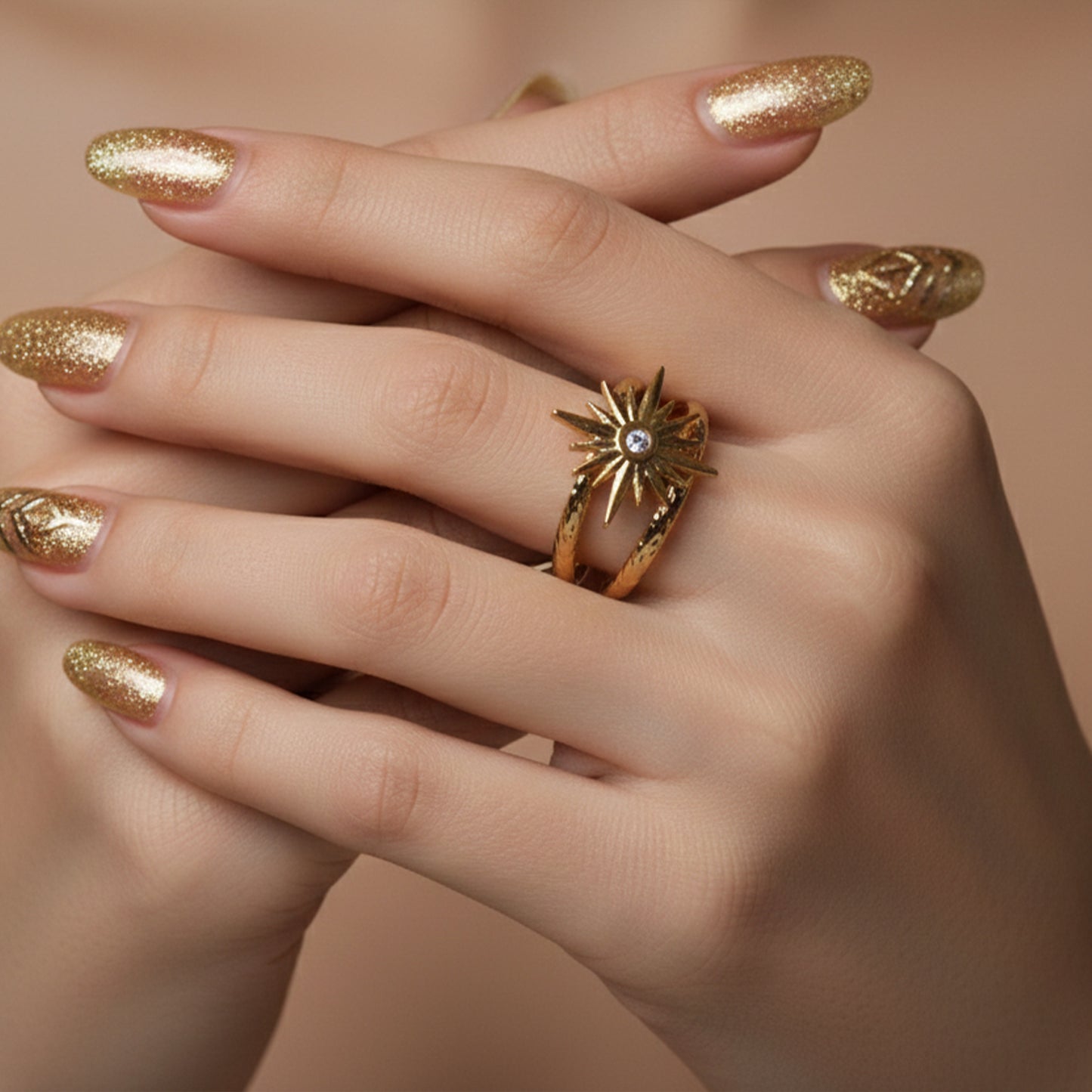 Celestia Sunburst Ring