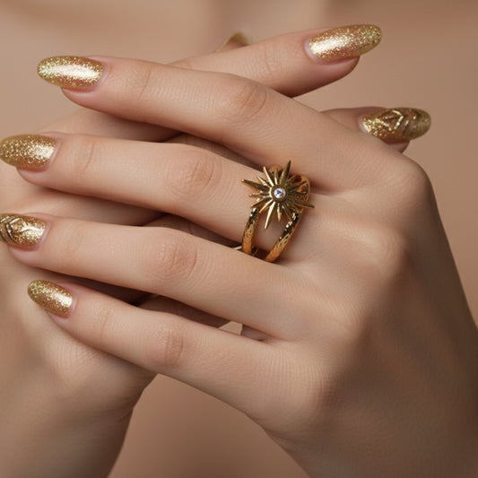 Celestia Sunburst Ring