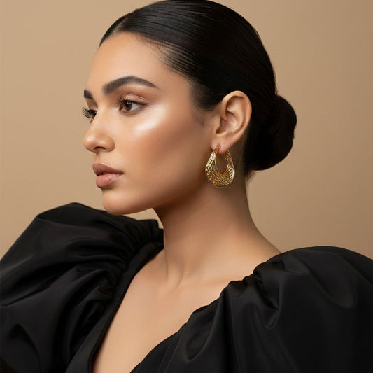 Gilded Weave Earrings