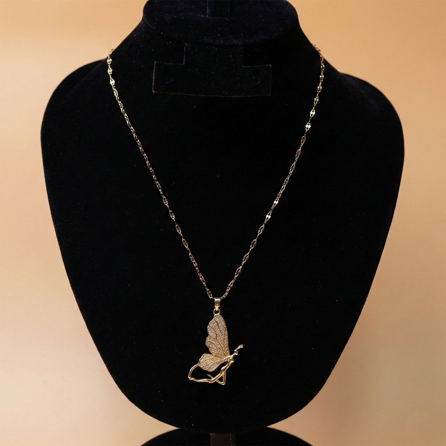 Gold Fairy Charm Neck Chain
