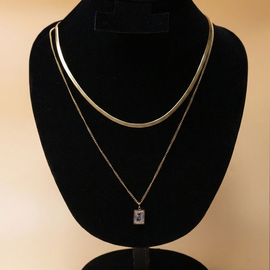 Minimalist Duo Neck Chain