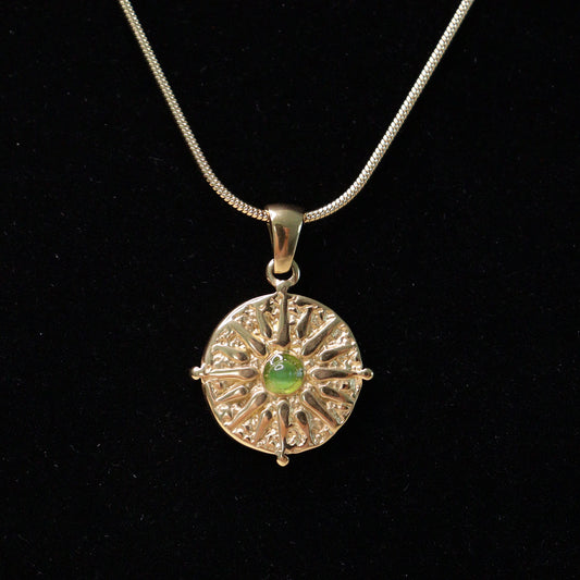 Floral Green Stone Set