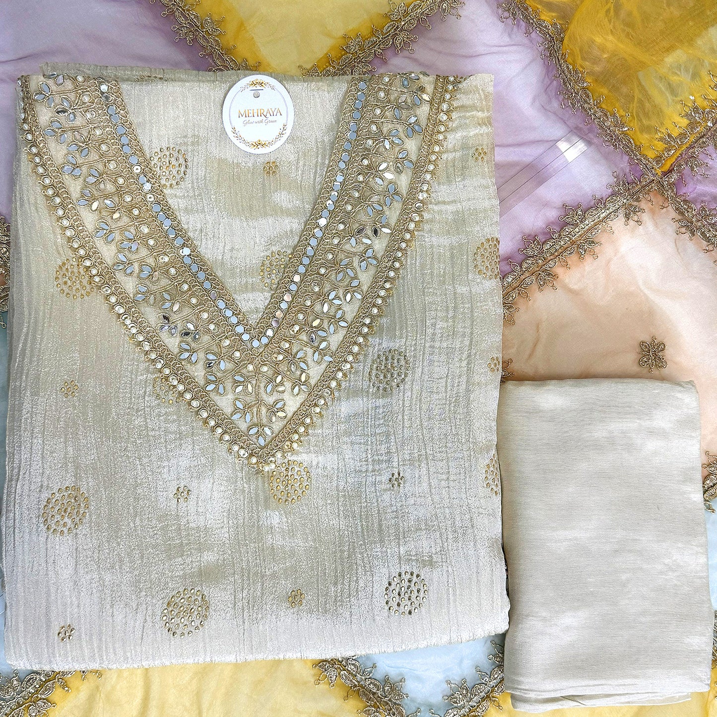 Soft Pastel Luxe Suit