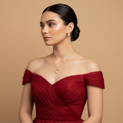 Golden Butterfly Halo Set