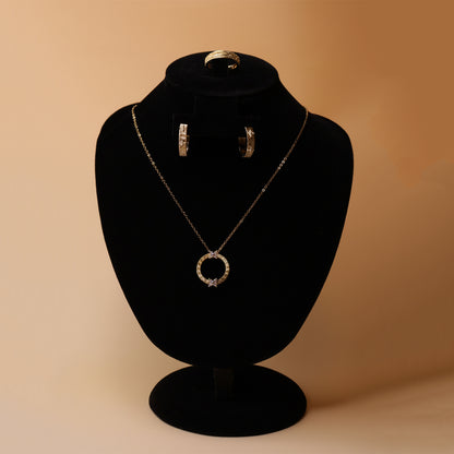 Golden Butterfly Halo Set